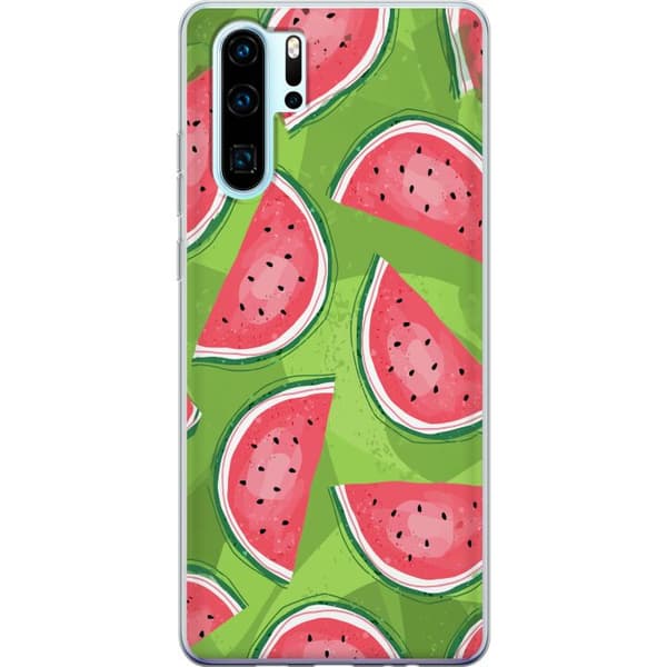 Kompatibelt Mobilskal till Huawei P30 Pro Vattenmelon