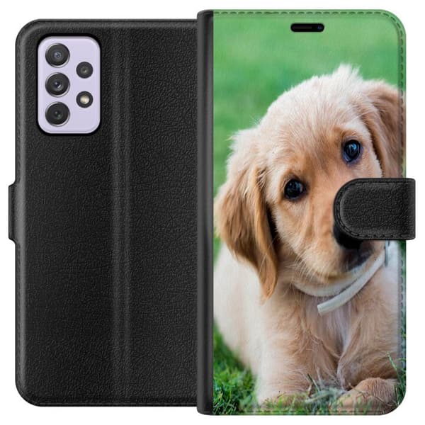 Kompatibelt Lommeboketui til Samsung Galaxy A52s 5G Hund