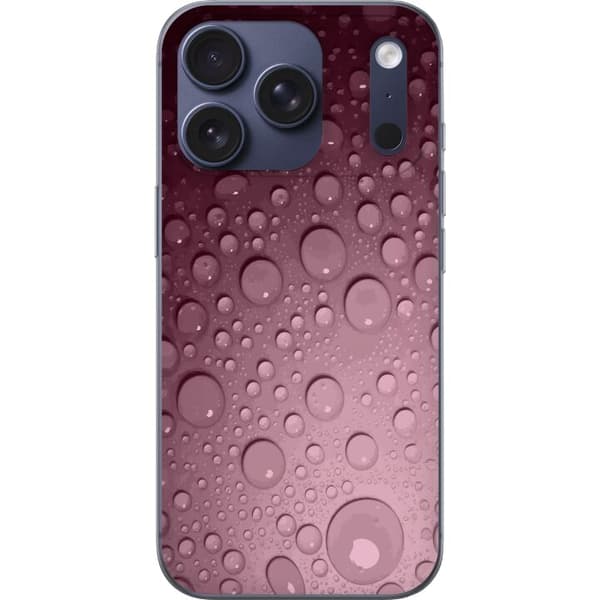 Kompatibelt Mobilskal till Apple iPhone 17 Pro Rosa vattendroppar