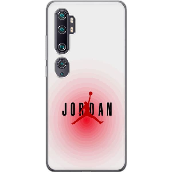 Kompatibelt Mobildeksel til Xiaomi Mi Note 10 Basketspelare och silhuett