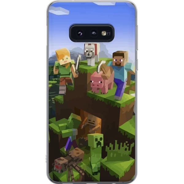 Kompatibelt Mobildeksel til Samsung Galaxy S10e MineCraft