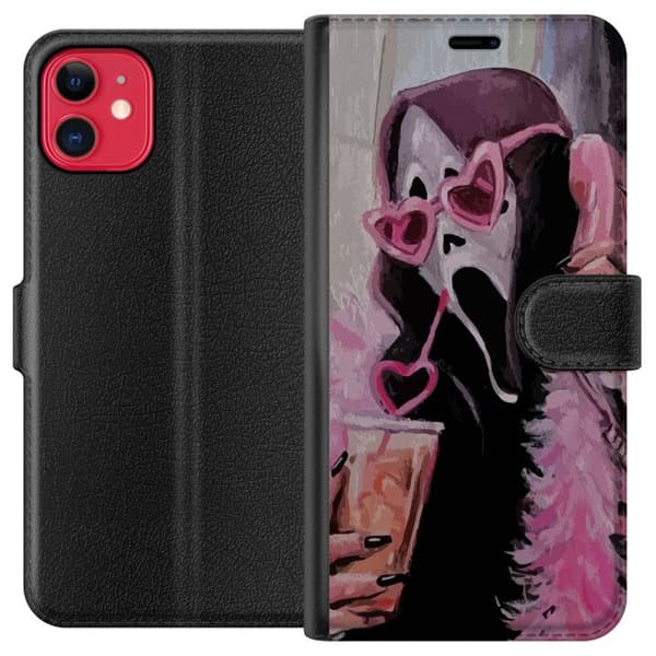Kompatibelt Plånboksfodral till Apple iPhone 11 Ghostface