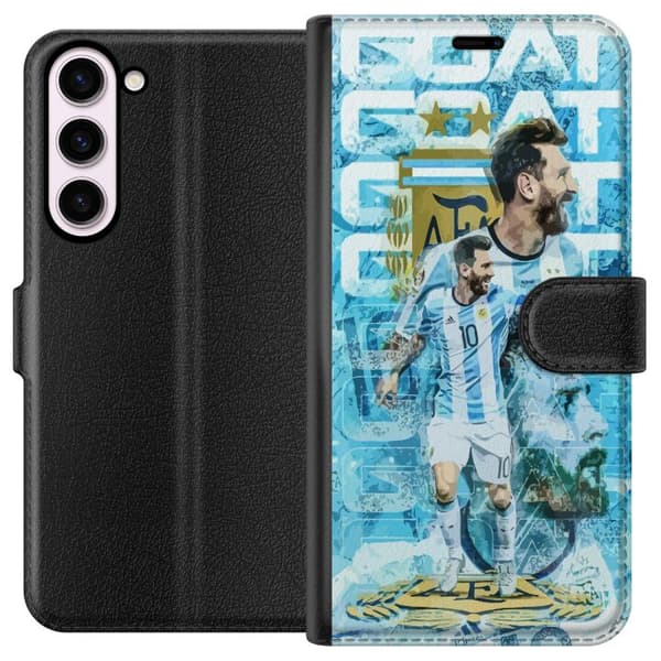 Kompatibelt Plånboksfodral till Samsung Galaxy S23+ Messi