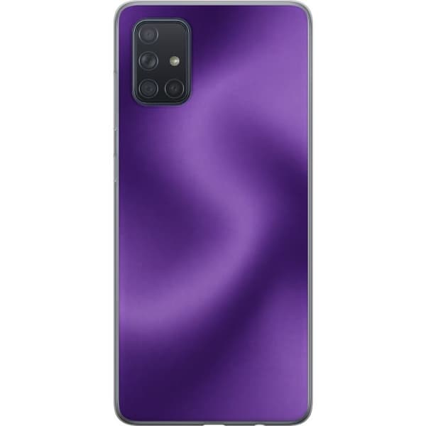 Kompatibelt Mobildeksel til Samsung Galaxy A71 Lilla bevegelse