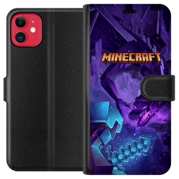 Kompatibelt Plånboksfodral till Apple iPhone 11 Minecraft