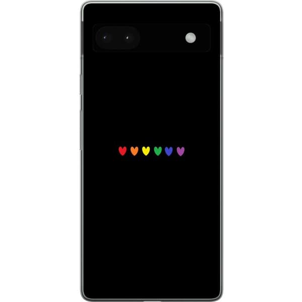 Kompatibelt Mobilskal till Google Pixel 6a Pride Hearts
