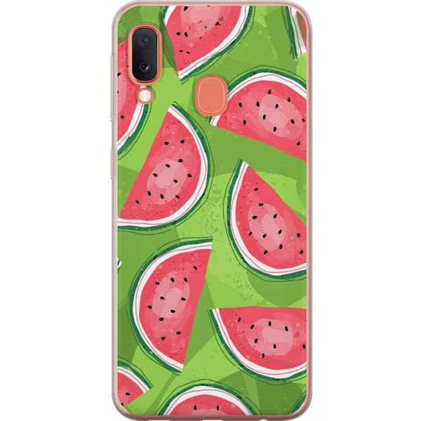 Kompatibelt Mobilskal till Samsung Galaxy A20e Vattenmelon