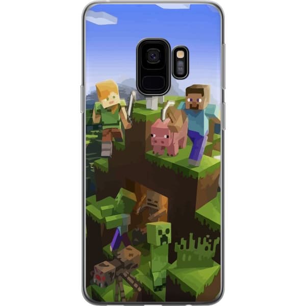 Kompatibelt Mobildeksel til Samsung Galaxy S9 MineCraft