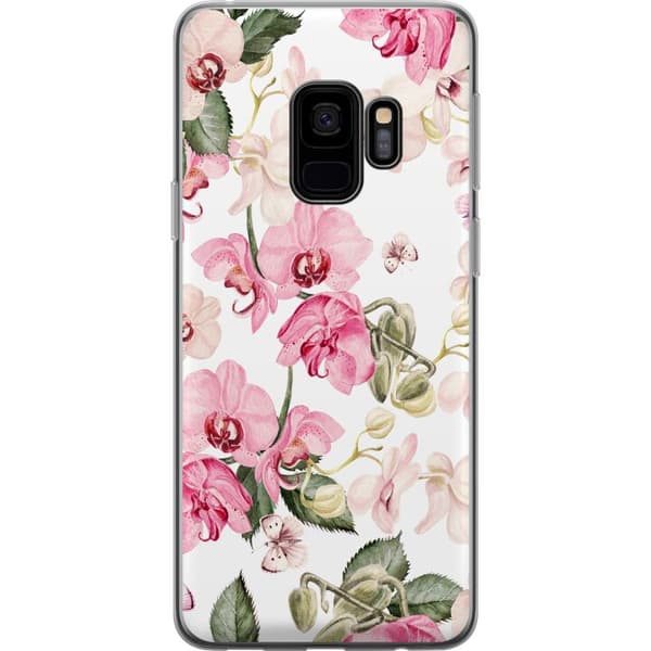 Kompatibelt Mobilskal till Samsung Galaxy S9 Blommor