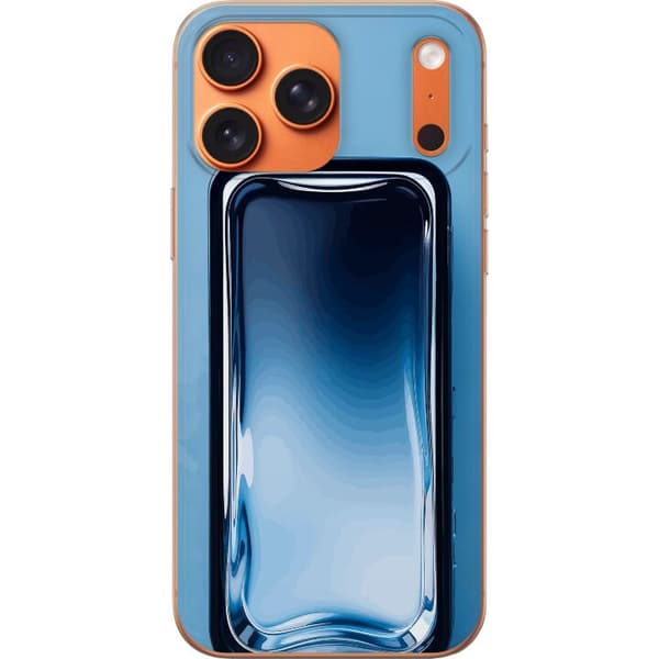 Kompatibelt Mobildeksel til Apple iPhone 18 Pro Max Blå glaseffekt