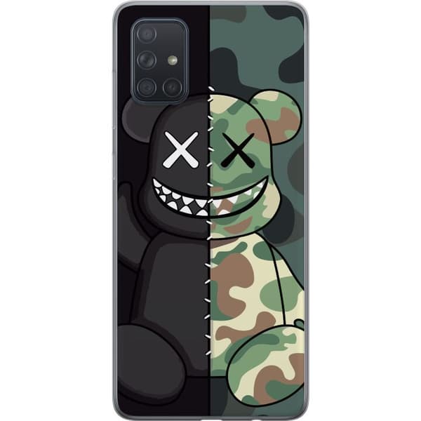 Kompatibelt Mobilskal till Samsung Galaxy A71 Army