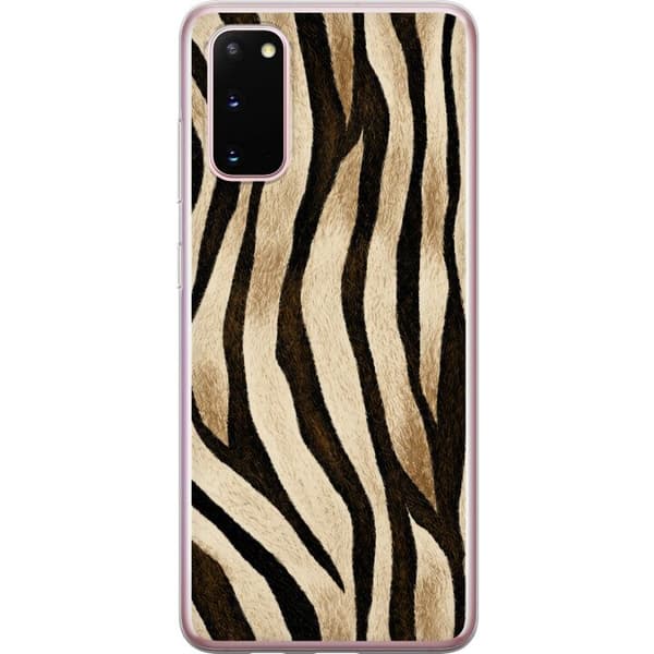 Kompatibelt Mobilskal till Samsung Galaxy S20 Zebra Muse