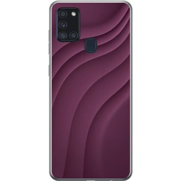 Kompatibelt Mobildeksel til Samsung Galaxy A21s Plommebevegelse