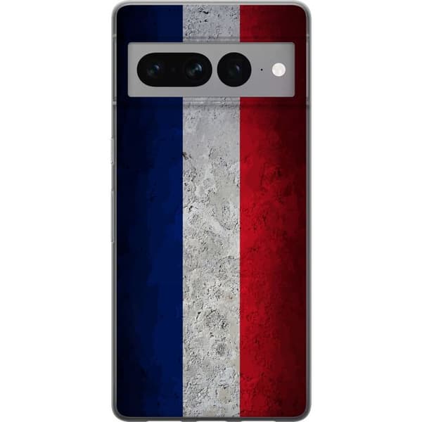 Kompatibelt Mobildeksel til Google Pixel 7 Pro Rent fransk flaggdesign