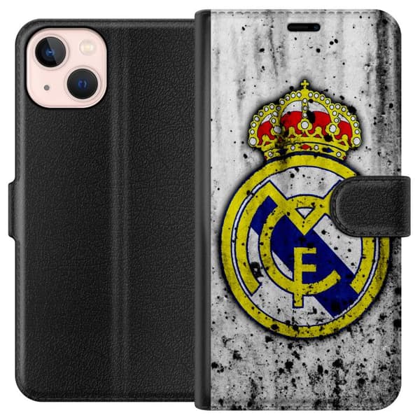 Kompatibelt Plånboksfodral till Apple iPhone 13 mini Real Madrid CF