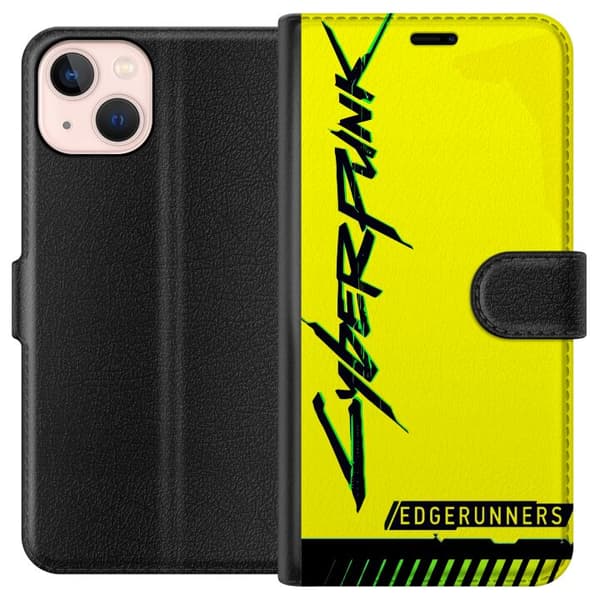 Kompatibelt Plånboksfodral till Apple iPhone 13 mini Cyberpunk: Edgerunners