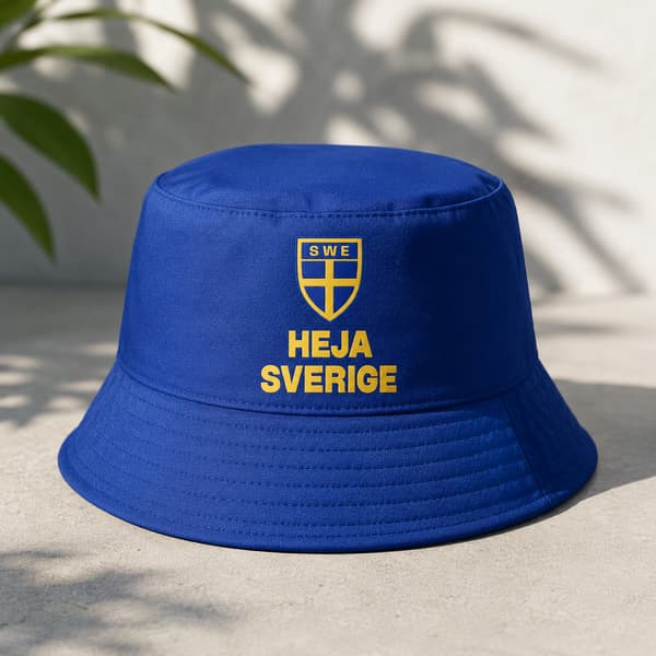 Sverige VM 2026 Supporterhatt Barn Heja Sverige Blå