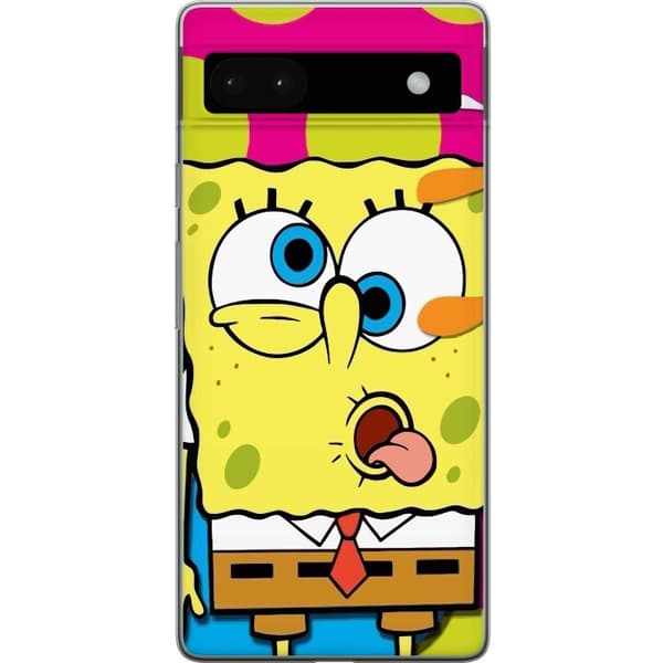 Yhteensopiva Puhelinkuori Google Pixel 6a SpongeBob SquarePants