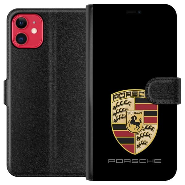 Kompatibel Tegnebogsetui til Apple iPhone 11 Porsche