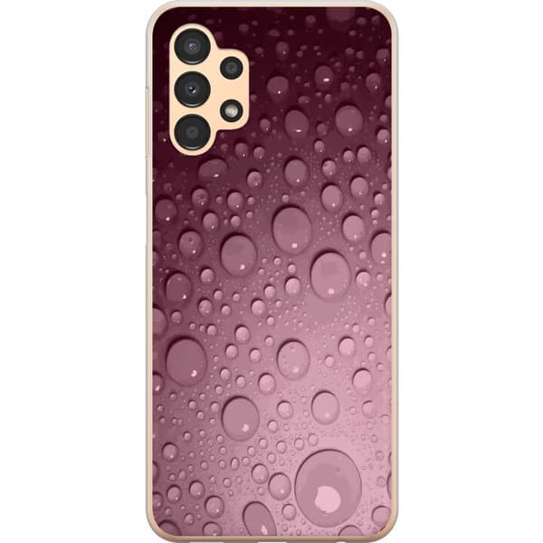 Kompatibelt Mobildeksel til Samsung Galaxy A13 Rosa vattendroppar