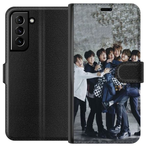 Kompatibel Tegnebogsetui til Samsung Galaxy S21+ 5G K-POP BTS