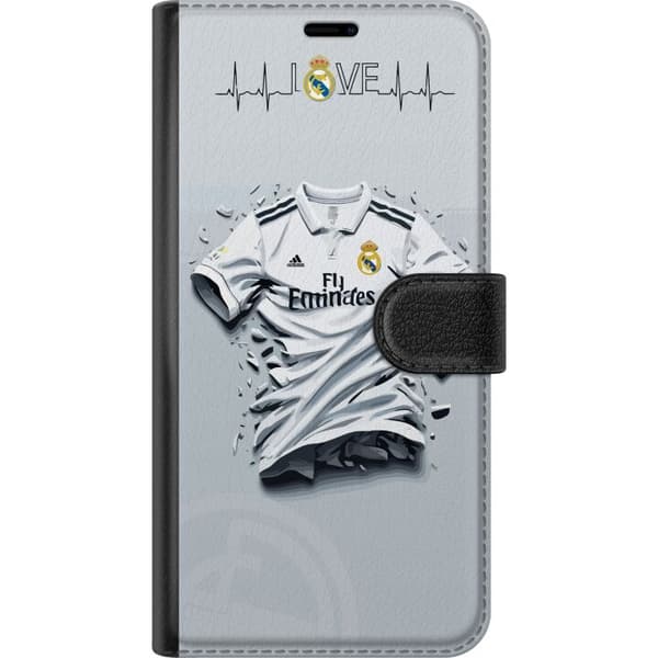 Kompatibel Tegnebogsetui til Samsung Galaxy A20e Real Madrid