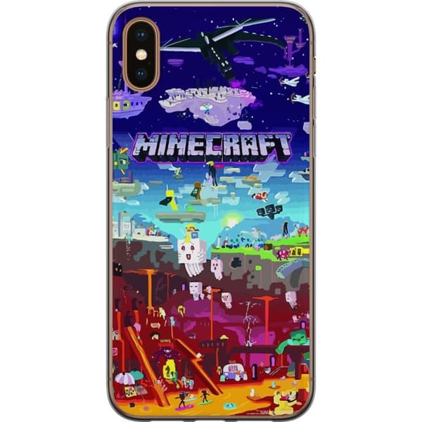 Kompatibelt Mobilskal till Apple iPhone X MineCraft