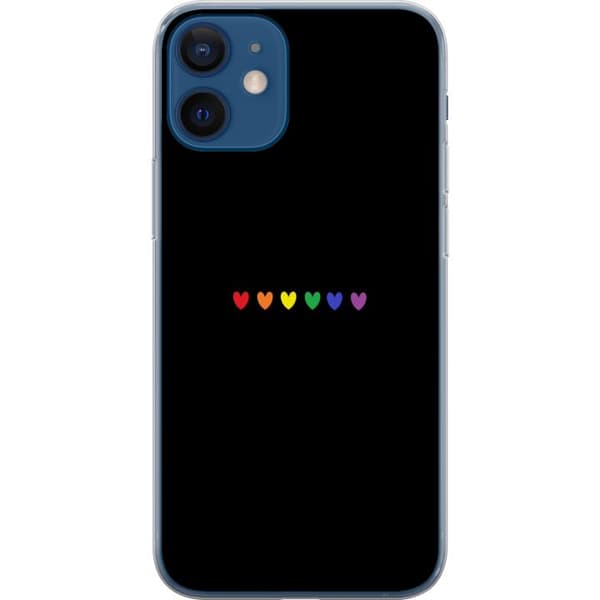 Kompatibel Mobilcover til Apple iPhone 12 mini Stolt Hjerter