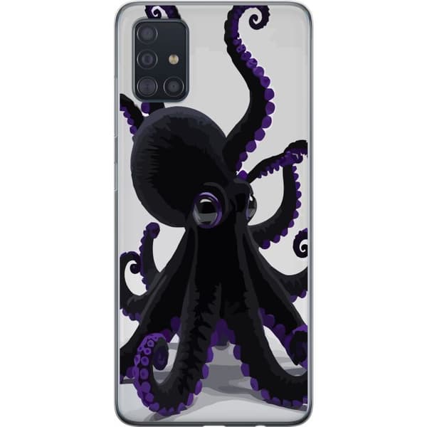 Kompatibelt Mobildeksel til Samsung Galaxy A51 Svart bläckfisk