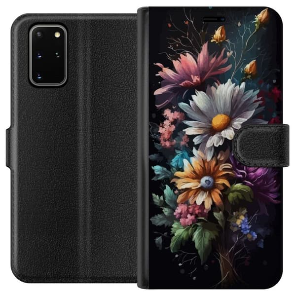 Kompatibelt Plånboksfodral till Samsung Galaxy S20+ Blommor