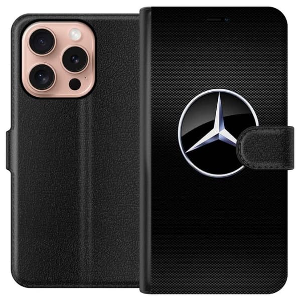 Kompatibelt Plånboksfodral till Apple iPhone 16 Pro Mercedes