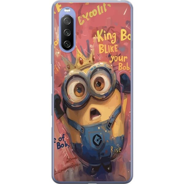 Kompatibelt Mobildeksel til Sony Xperia 10 III Lite Minion Med Krona