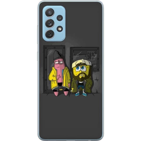 Kompatibelt Mobilskal till Samsung Galaxy A52 5G Spongebob