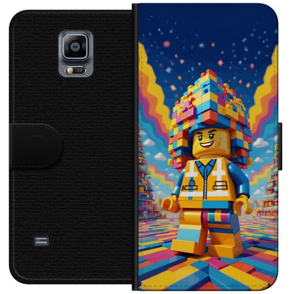 Kompatibel Tegnebogsetui til Samsung Galaxy Note 4 Byggklossfigur