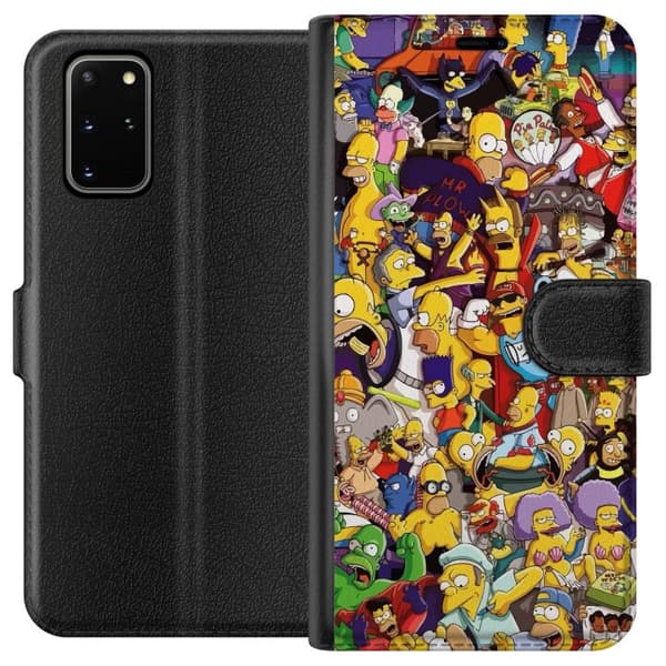 Kompatibelt Plånboksfodral till Samsung Galaxy S20+ Simpsons