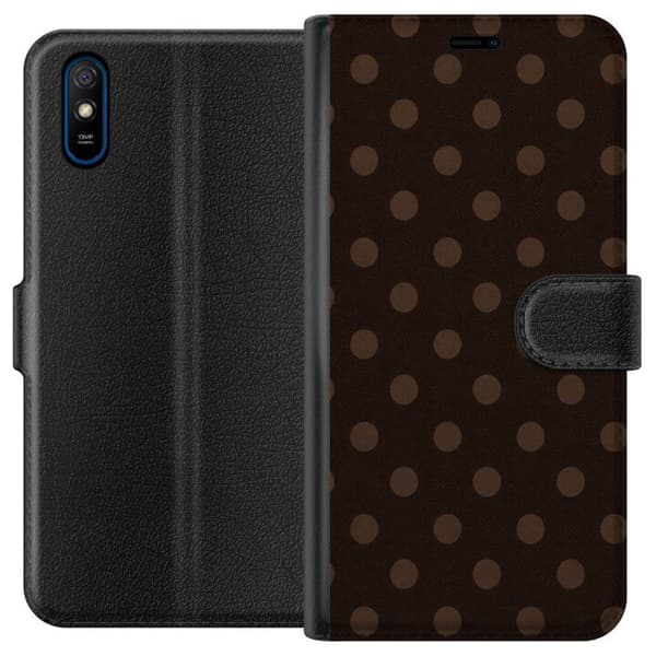 Kompatibelt Plånboksfodral till Xiaomi Redmi 9A Mocha Pop