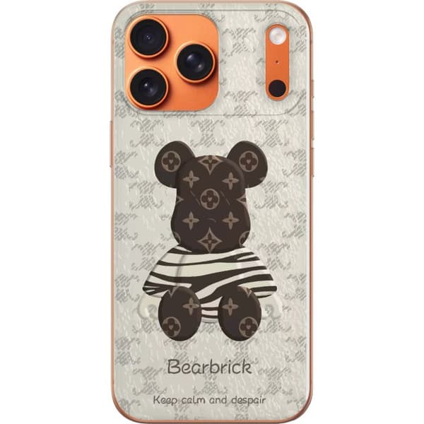Kompatibelt Mobildeksel til Apple iPhone 17 Pro Max Bearbrick designerleketøy samleobjekt