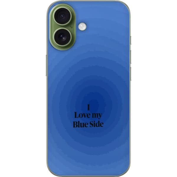 Kompatibelt Mobildeksel til Apple iPhone 17 I Love My Blue Side