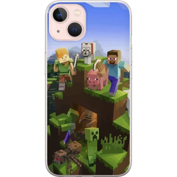 Kompatibelt Mobildeksel til Apple iPhone 13 MineCraft