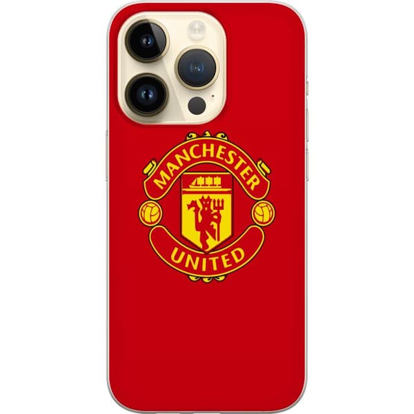 Kompatibelt Mobilskal till Apple iPhone 14 Pro Manchester United
