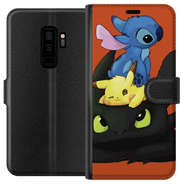 Kompatibelt Lommeboketui til Samsung Galaxy S9+ Lilo og Stitch