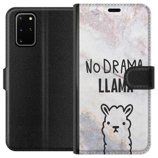Kompatibelt Plånboksfodral till Samsung Galaxy S20+ Llama Marble