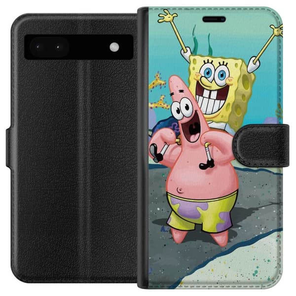 Kompatibelt Plånboksfodral till Google Pixel 6a SpongeBob Fyrkant