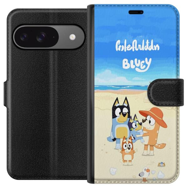 Kompatibelt Lommeboketui til Google Pixel 9 Pro Bluey