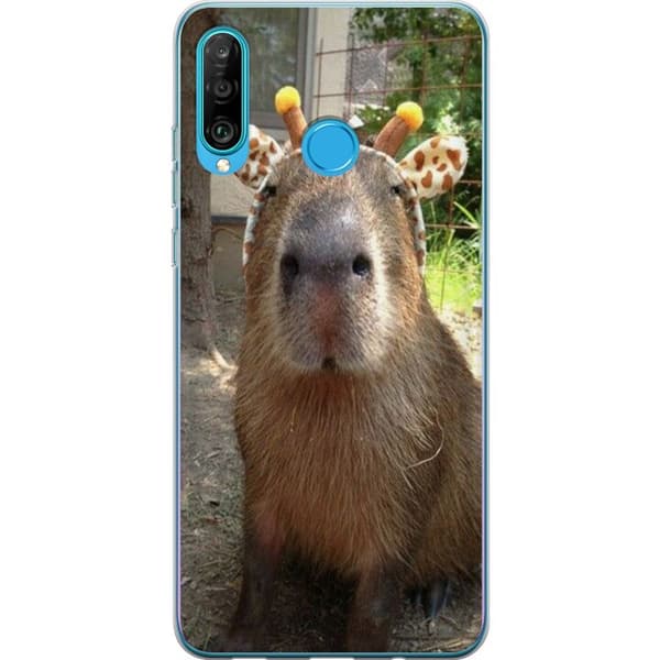 Kompatibelt Mobilskal till Huawei P30 lite Capybara