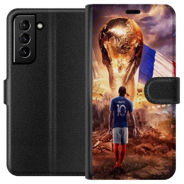 Kompatibel Tegnebogsetui til Samsung Galaxy S21+ 5G Kylian Mbappé