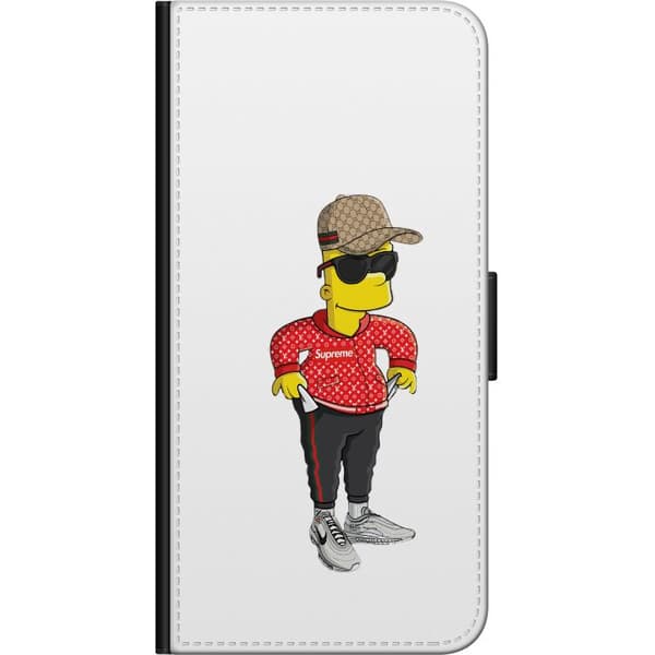 Kompatibelt Plånboksfodral till Motorola Moto G9 Play Bart Simpsons SUP