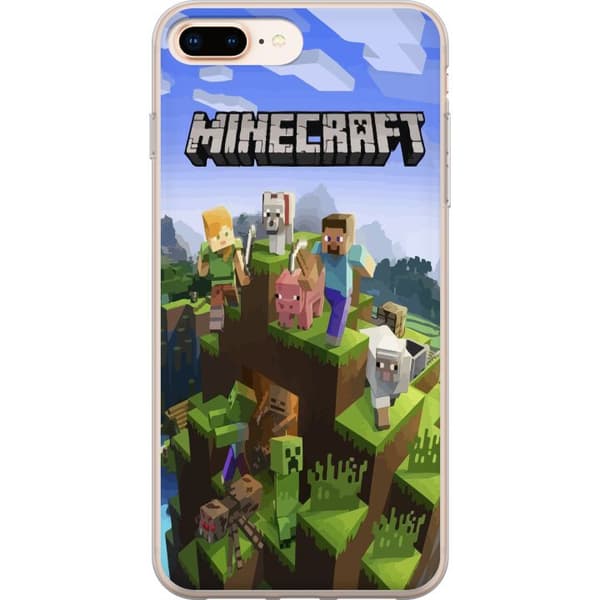 Kompatibelt Mobildeksel til Apple iPhone 8 Plus Minecraft