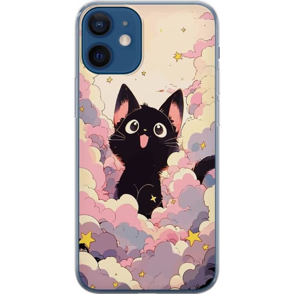 Kompatibelt Mobilskal till Apple iPhone 12 mini Kawaii Katt