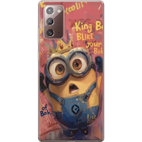 Kompatibelt Mobildeksel til Samsung Galaxy Note20 Minion Med Krona